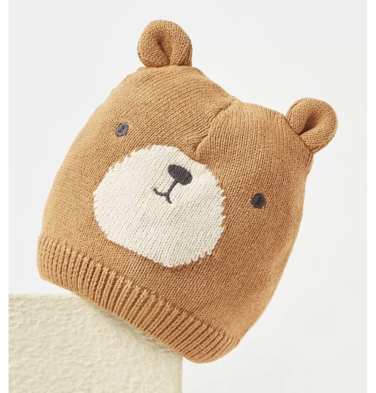 Babyshop - Juniors Bear Face Beanie Cap with Ear Accents - BSH184