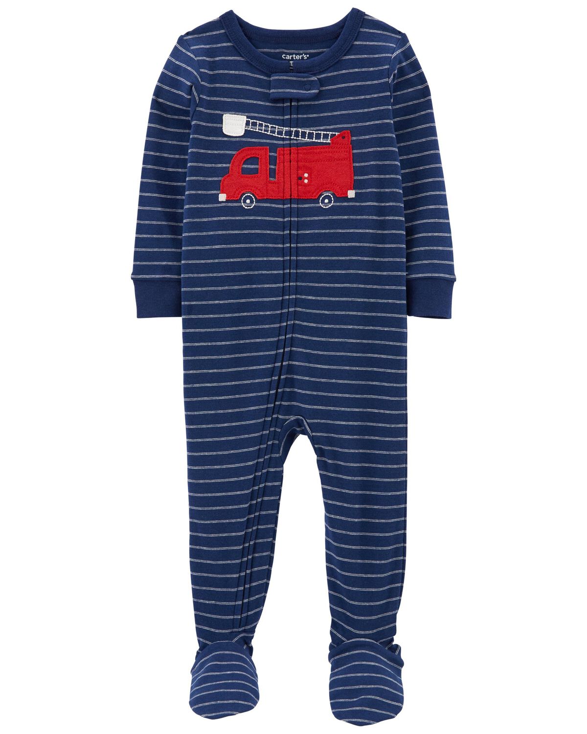 Carters - Firetruck 100% Snug Fit Cotton Footie Pajamas - CAR286