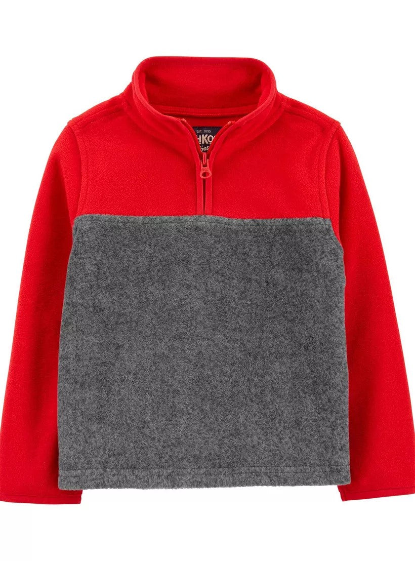 Carters - Carter's Fleece Half Zipper High Neck Sweatshirt - CAR305
