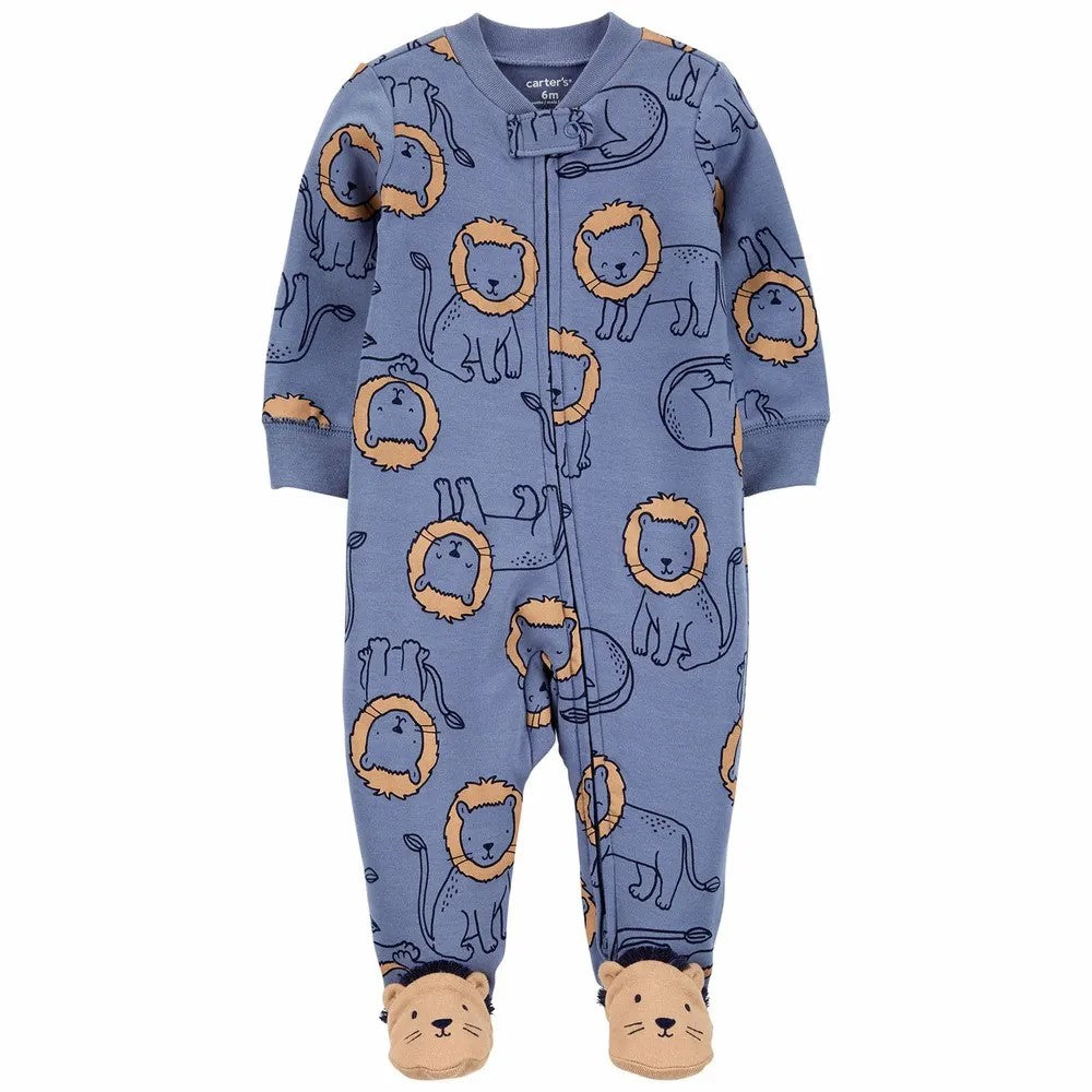 Carters - Lion 2-Way Zip Cotton Sleep & Play - Baby Boy  - CAR359