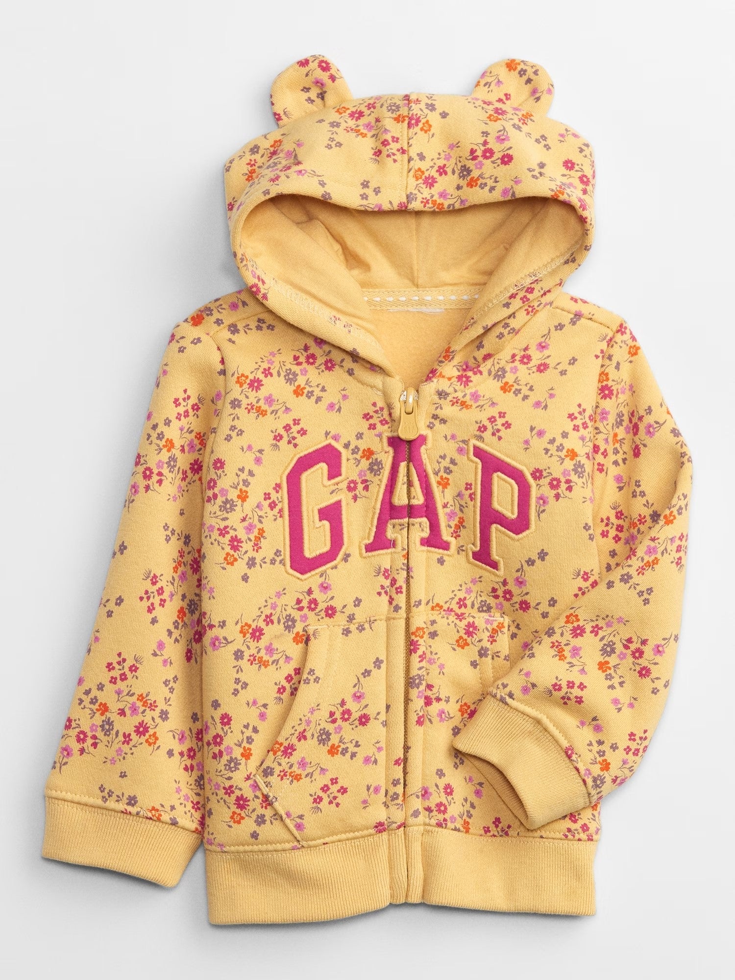 GAP - babyGap Logo Print Zip Hoodie - GAP046