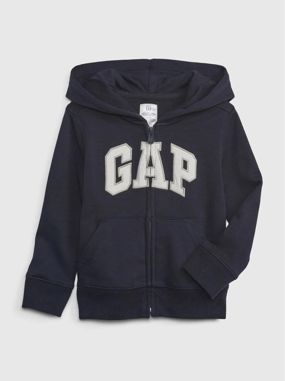 GAP - Toddler Boy Logo Full Zip Hoodie - GAP089