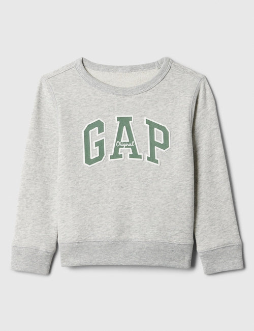 GAP - babyGap Logo Sweatshirt - Light Heather Grey B08 - GAP104