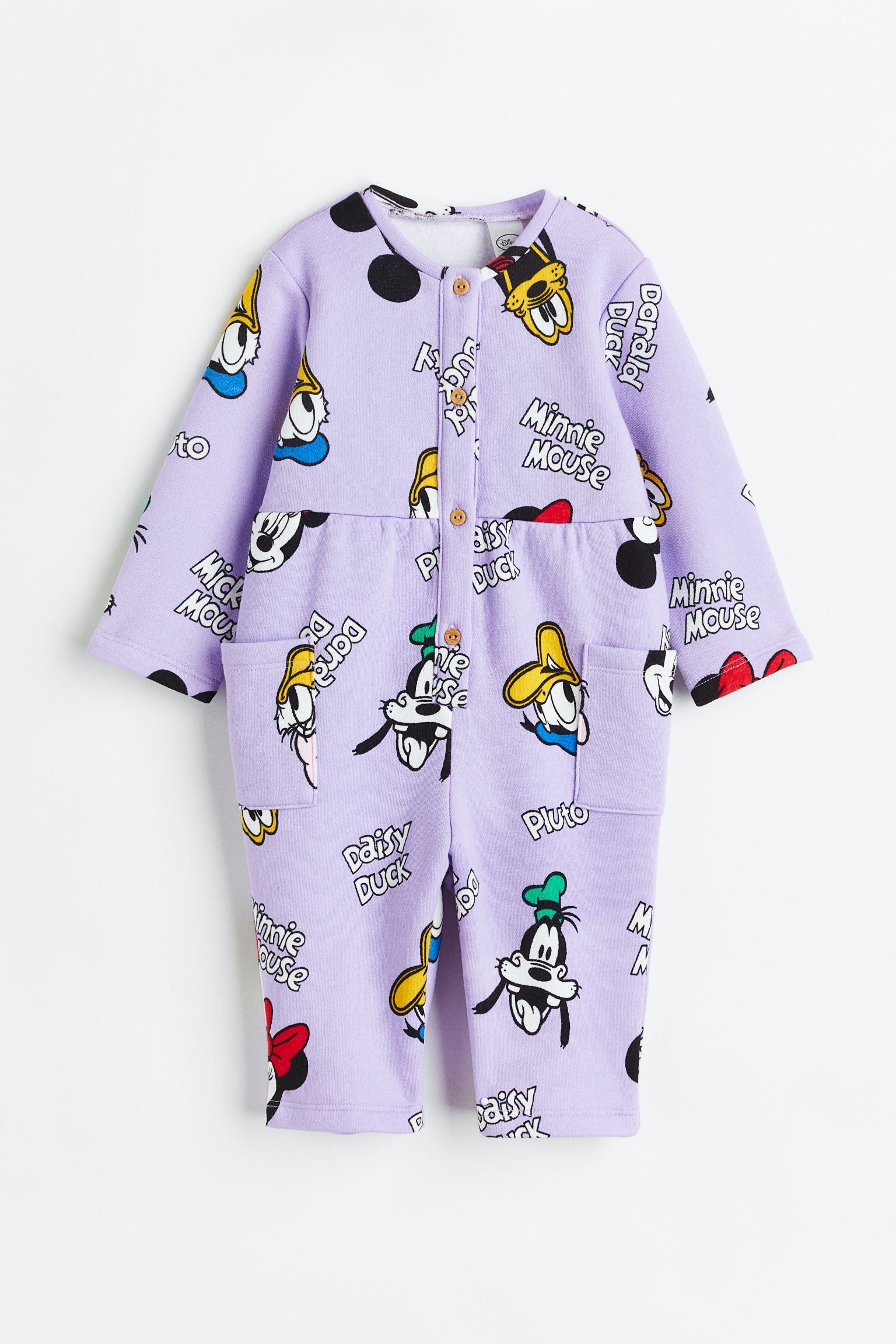 H&M - Patterned romper suit - Light purple/Minnie Mouse  - HM420