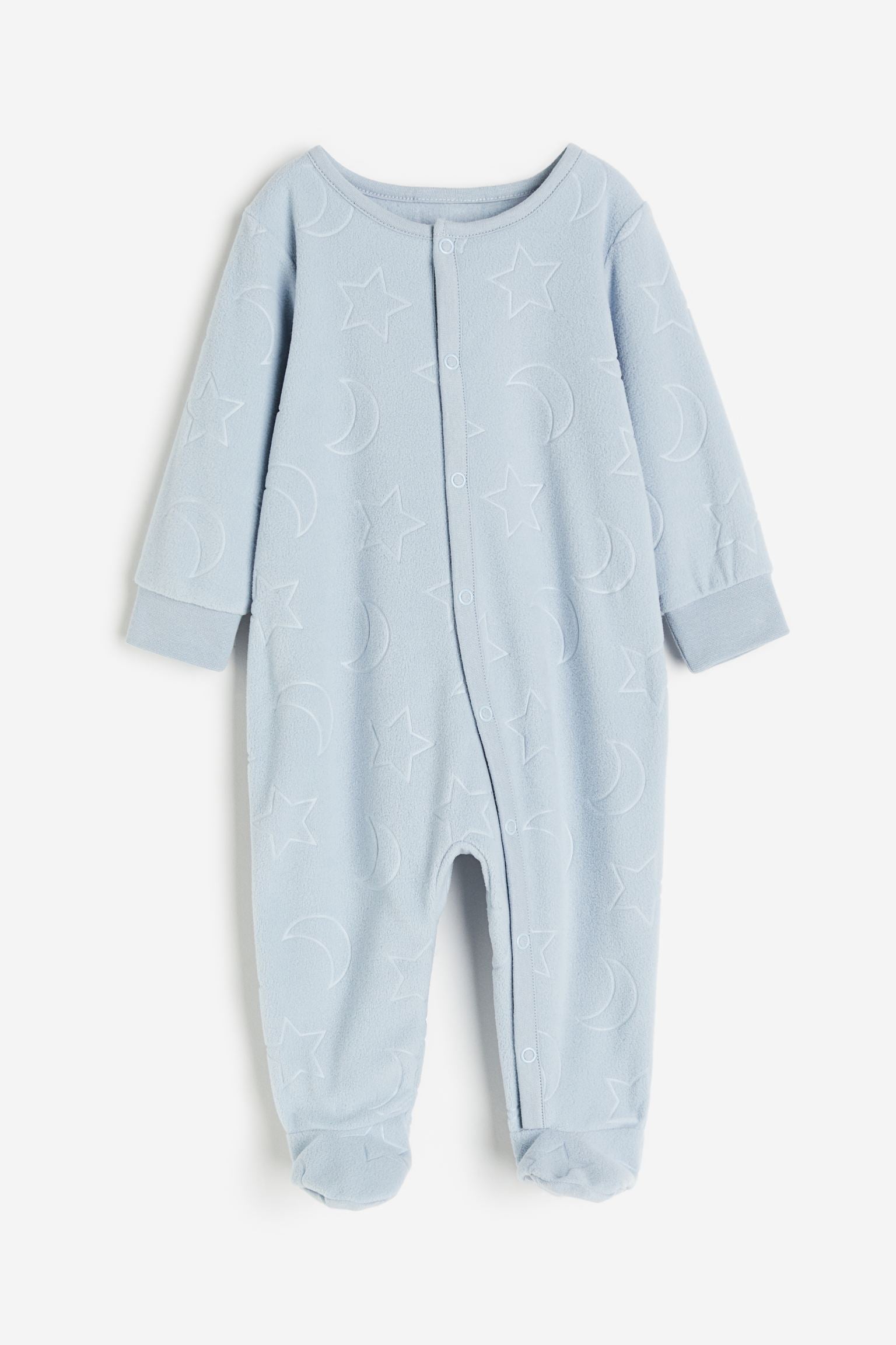 H&M - Fleece Jumpsuit - Light blue - HM679