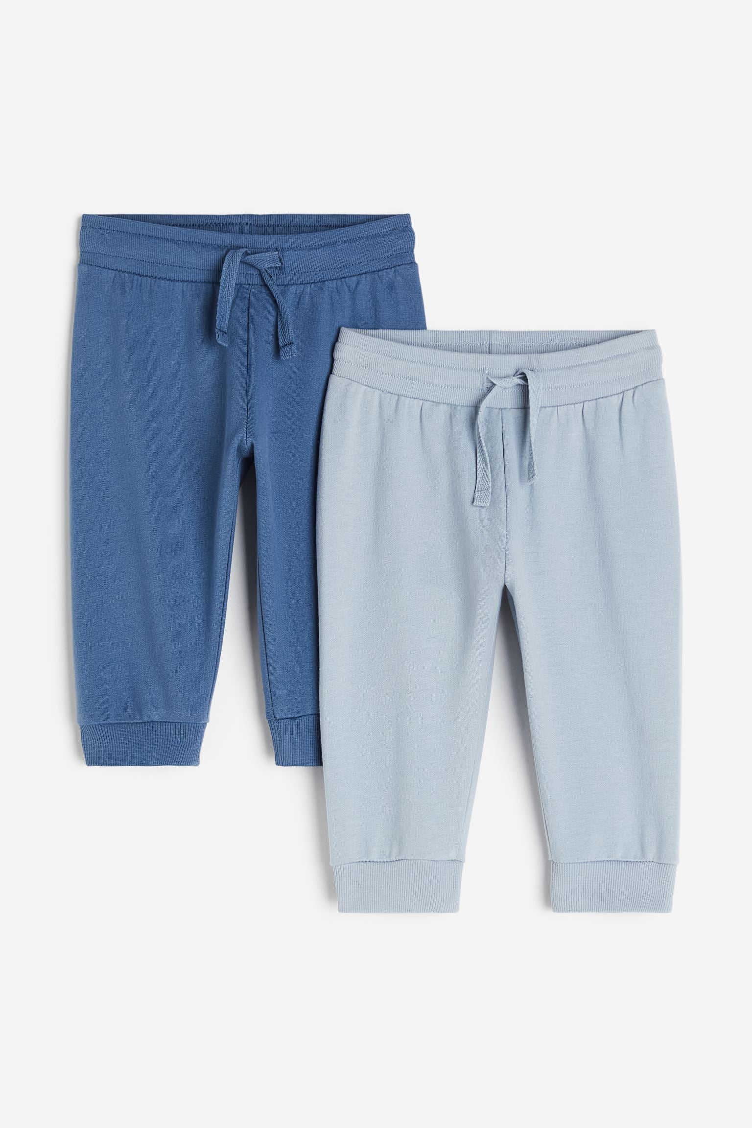 H&M - 2-pack Joggers- Light dusty blue - HM752