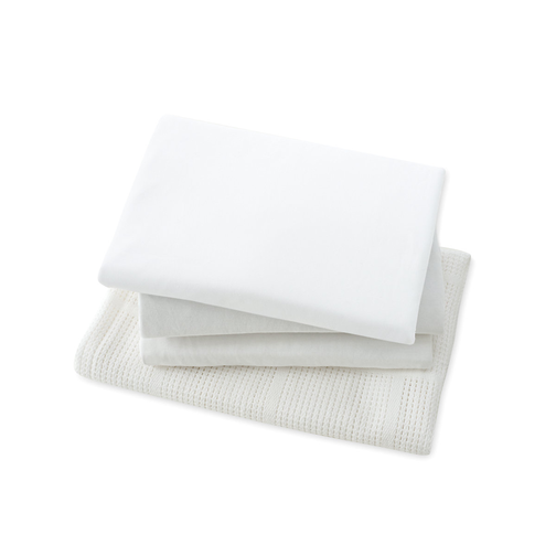 Mothercare - mothercare moses basket starter set - white - MC179