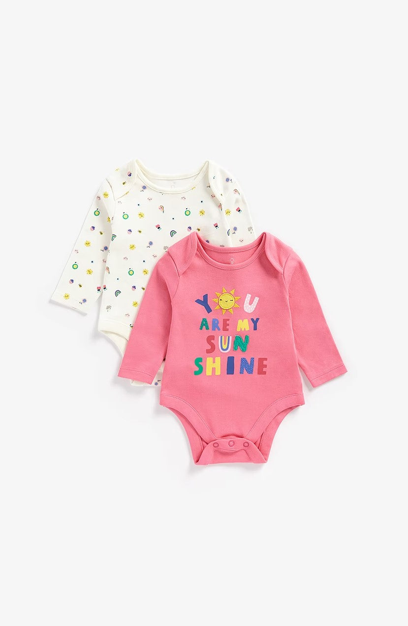 Mothercare - 2 pack long-sleeve bodysuit - MC261