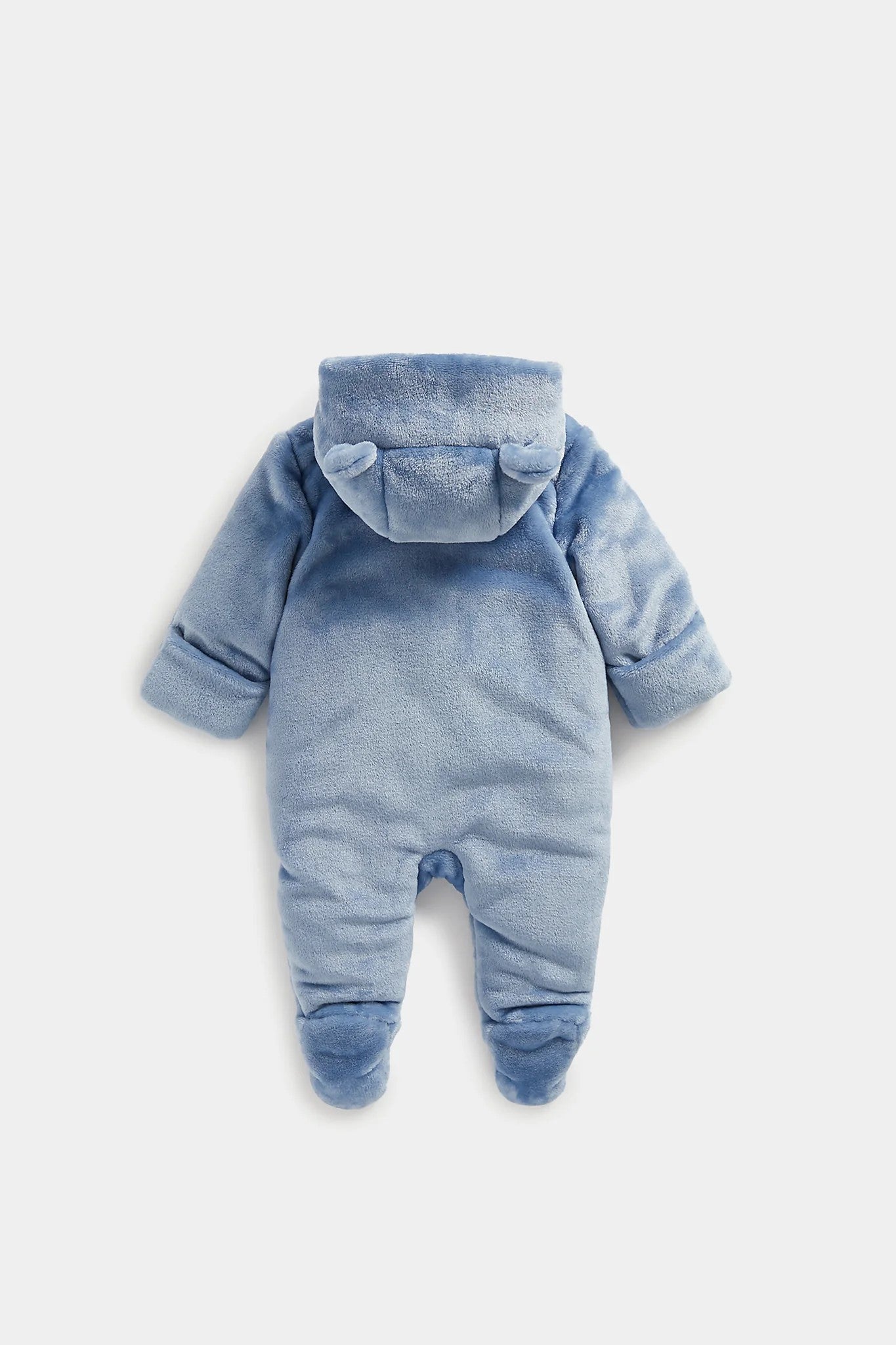 Mothercare - Mothercare My First Blue Fluffy Pramsuit - MC272
