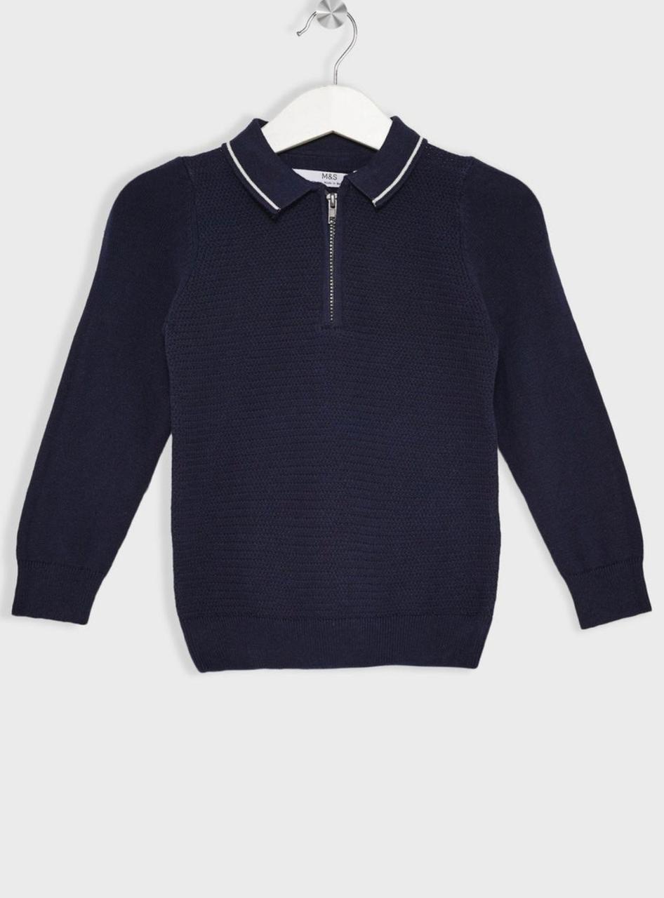 Marks & Spencer - kids knitted polo shirt - M&S016