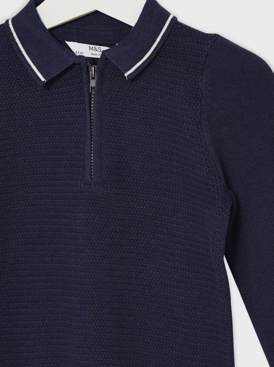 Marks & Spencer - kids knitted polo shirt - M&S016