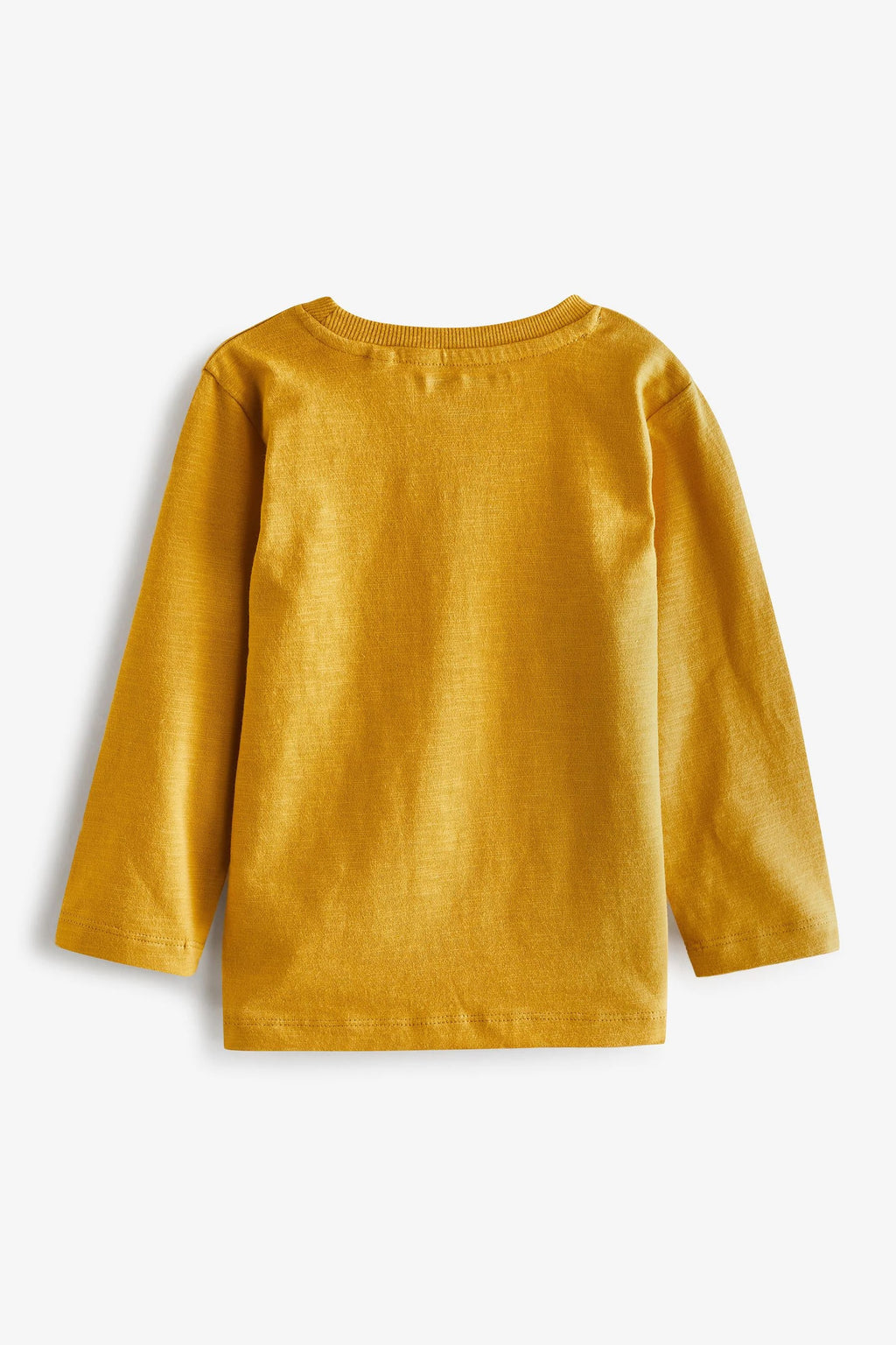 Next - Long Sleeve Plain T-Shirt - Yellow - NXT083