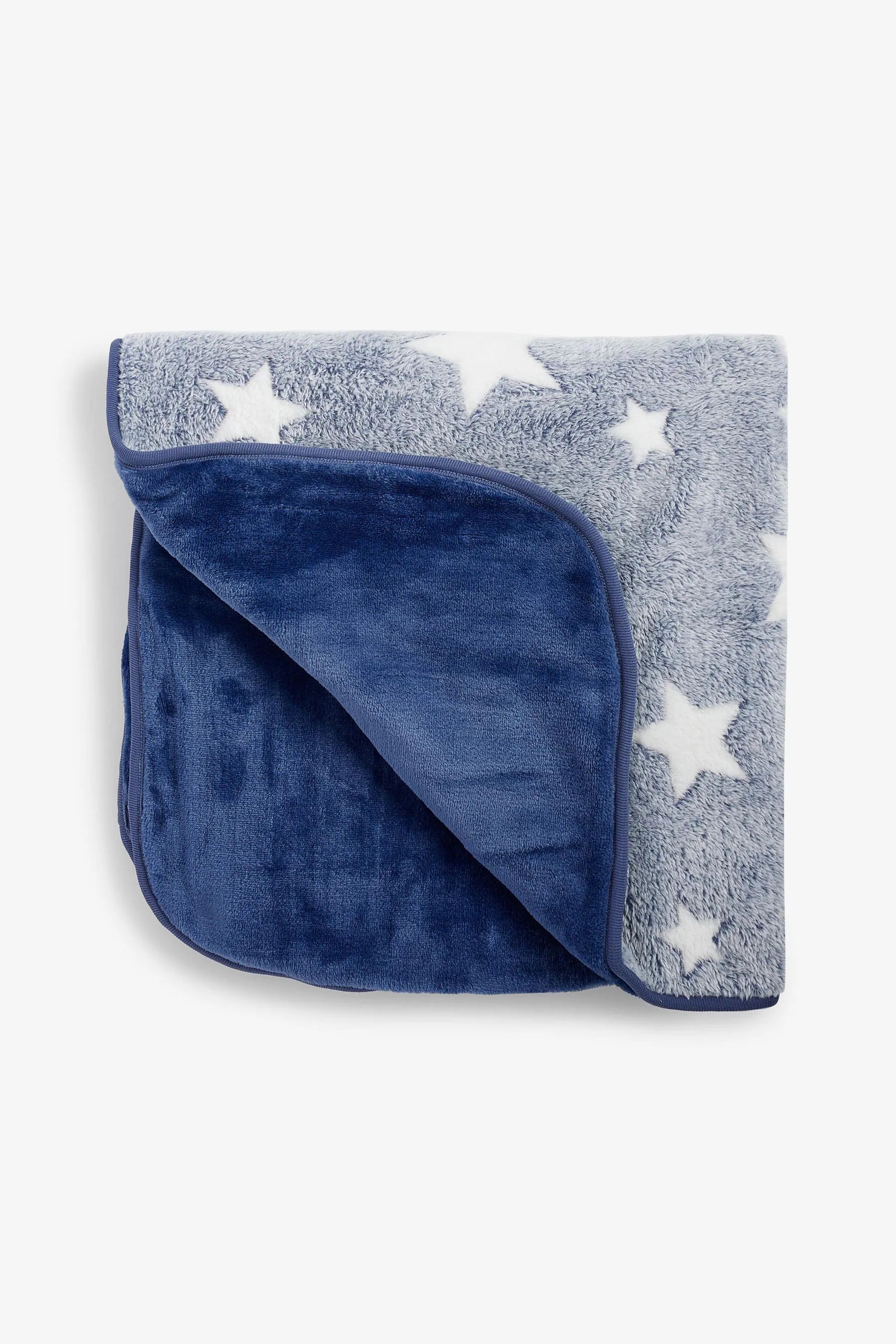 Next - Baby Fleece Blanket - Blue Star - NXT085