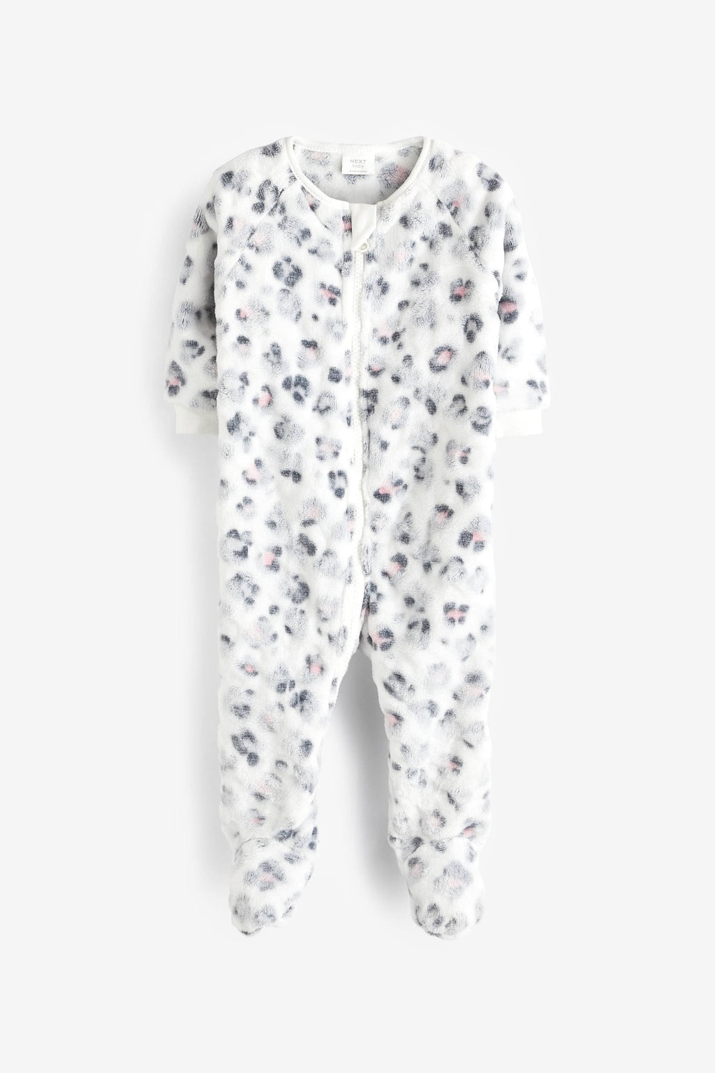 Next - Grey Fleece Baby Sleepsuit - NXT160