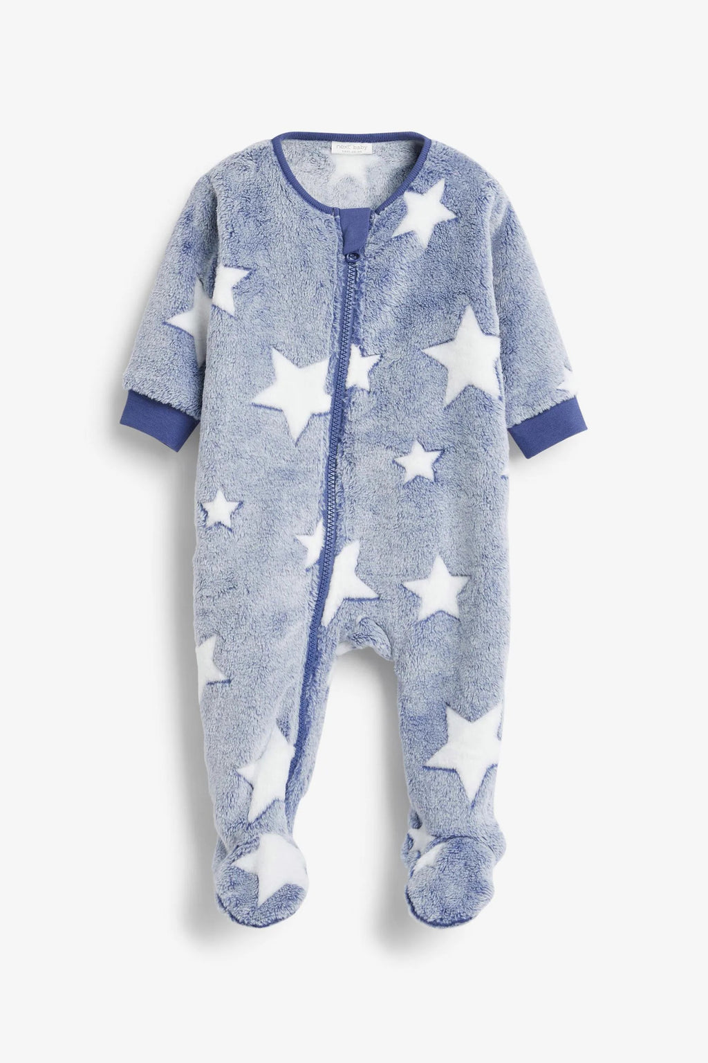 Next - Blue Star Baby Fleece Sleepsuit - NXT180