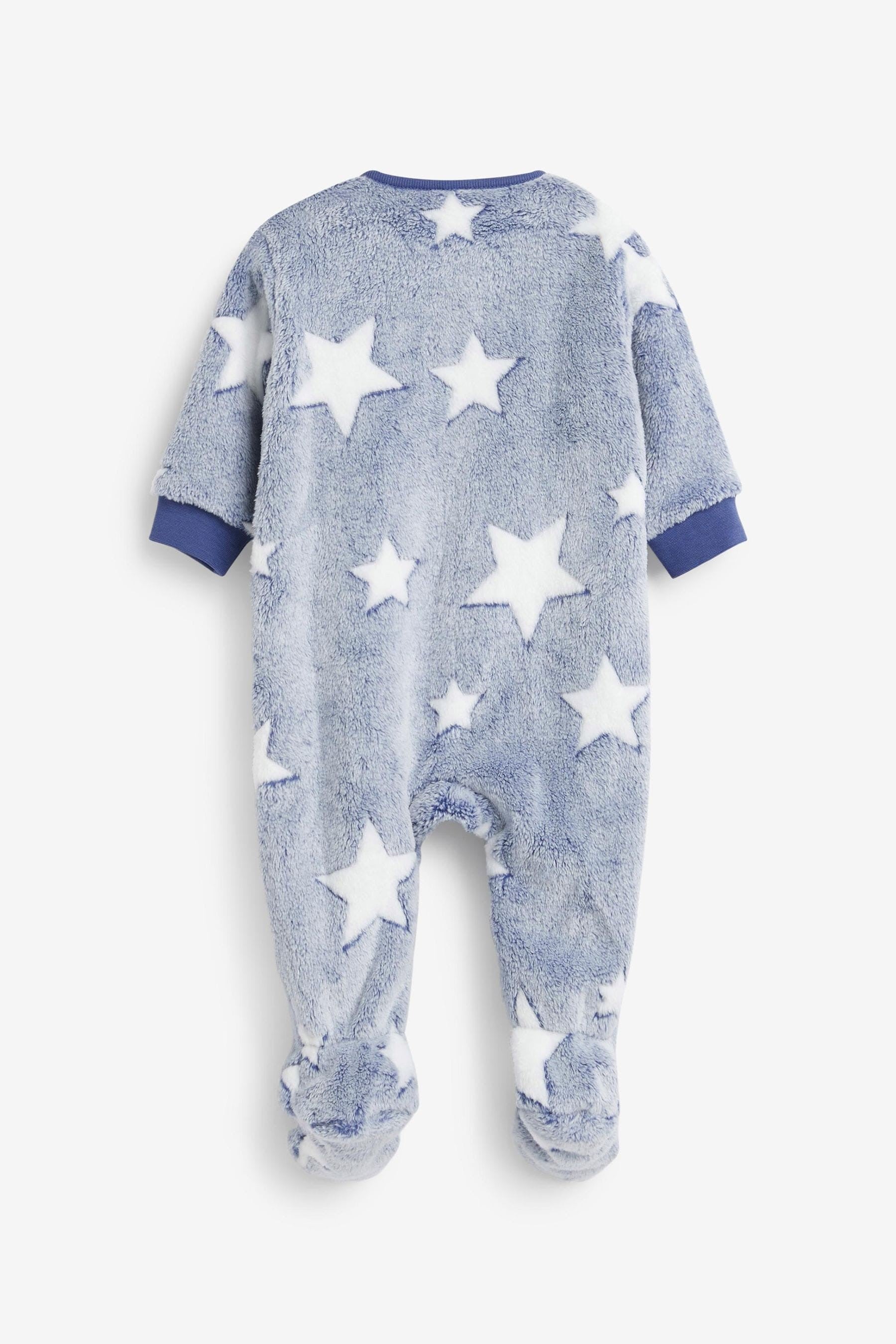 Next - Blue Star Baby Fleece Sleepsuit - NXT180