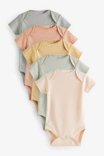 Next - Baby Rib Bodysuit 5 Pack  - NXT203